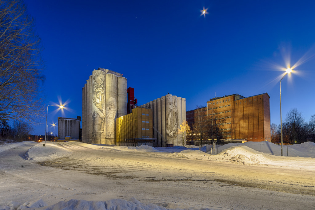 Guido van Helten's mural in Kantola, Hameenlinna by Markus Kauppinen on 500px.com