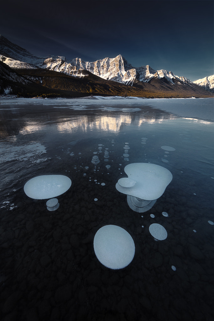 Cold Mountain-Morning of Spray Lake by Annie Fu on 500px.com