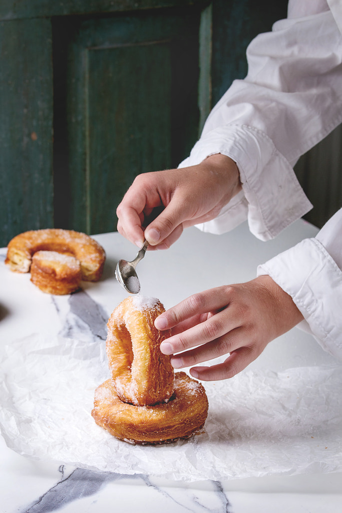 Puff pastry donuts cronuts by Natasha Breen on 500px.com