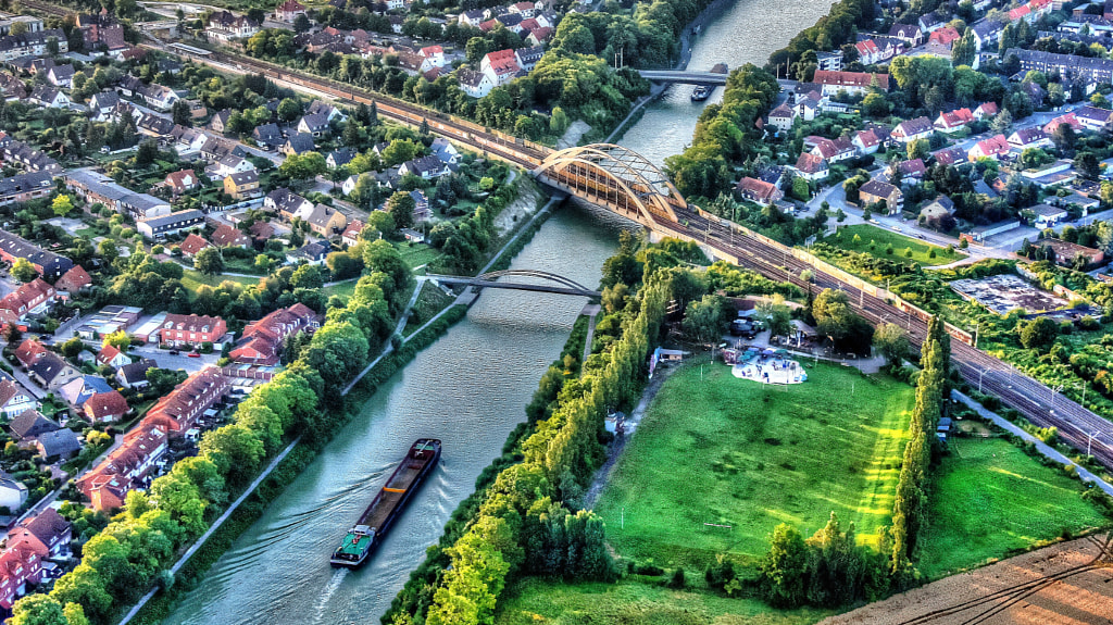 The Midland Canal from above by Roland Krause on 500px.com