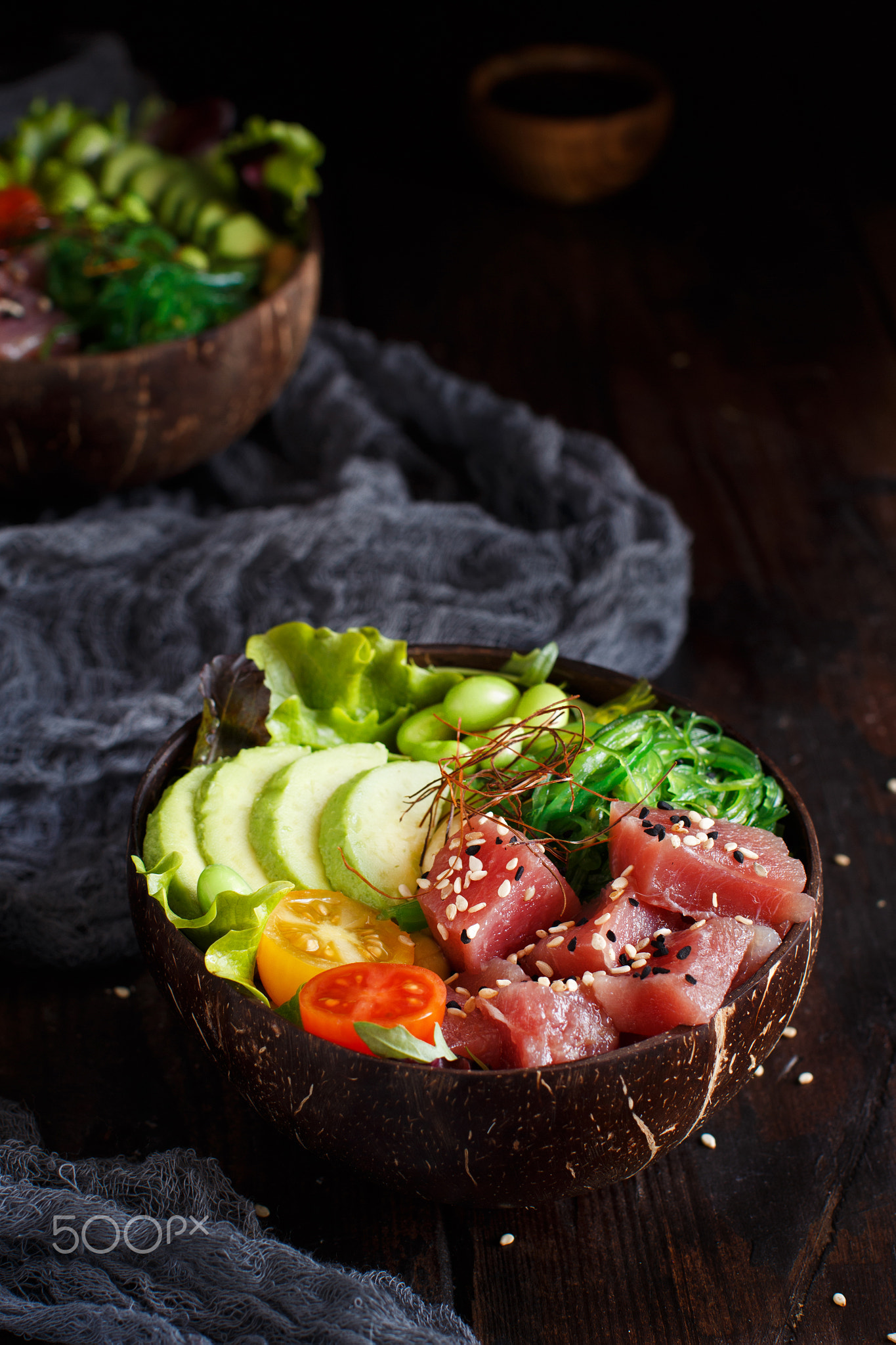 Hawaiian tuna poke bowl