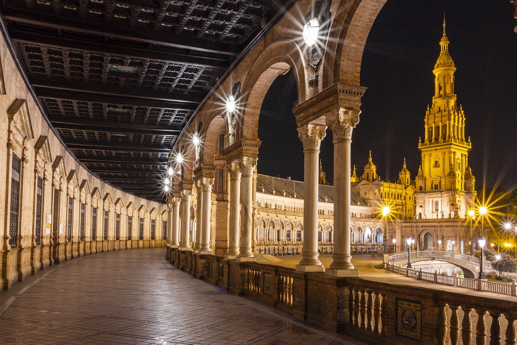 Plaza de espana at Night by Navén Rao on 500px.com