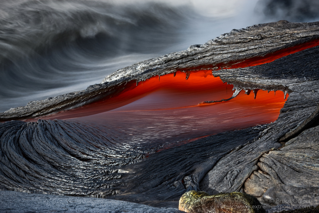 寒木水的博客 Lava Outfall By Bruce Omori