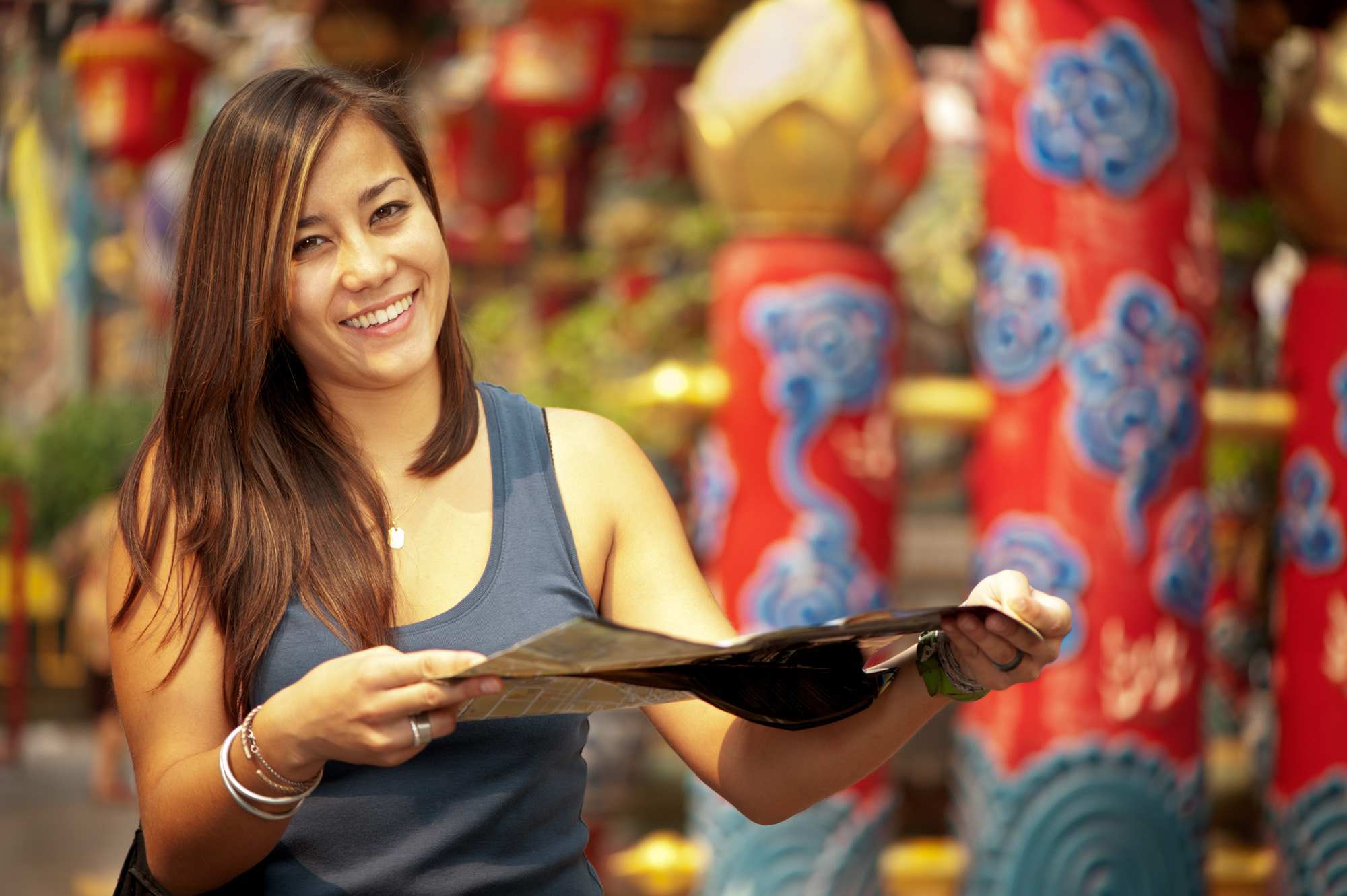 Tourist With Map