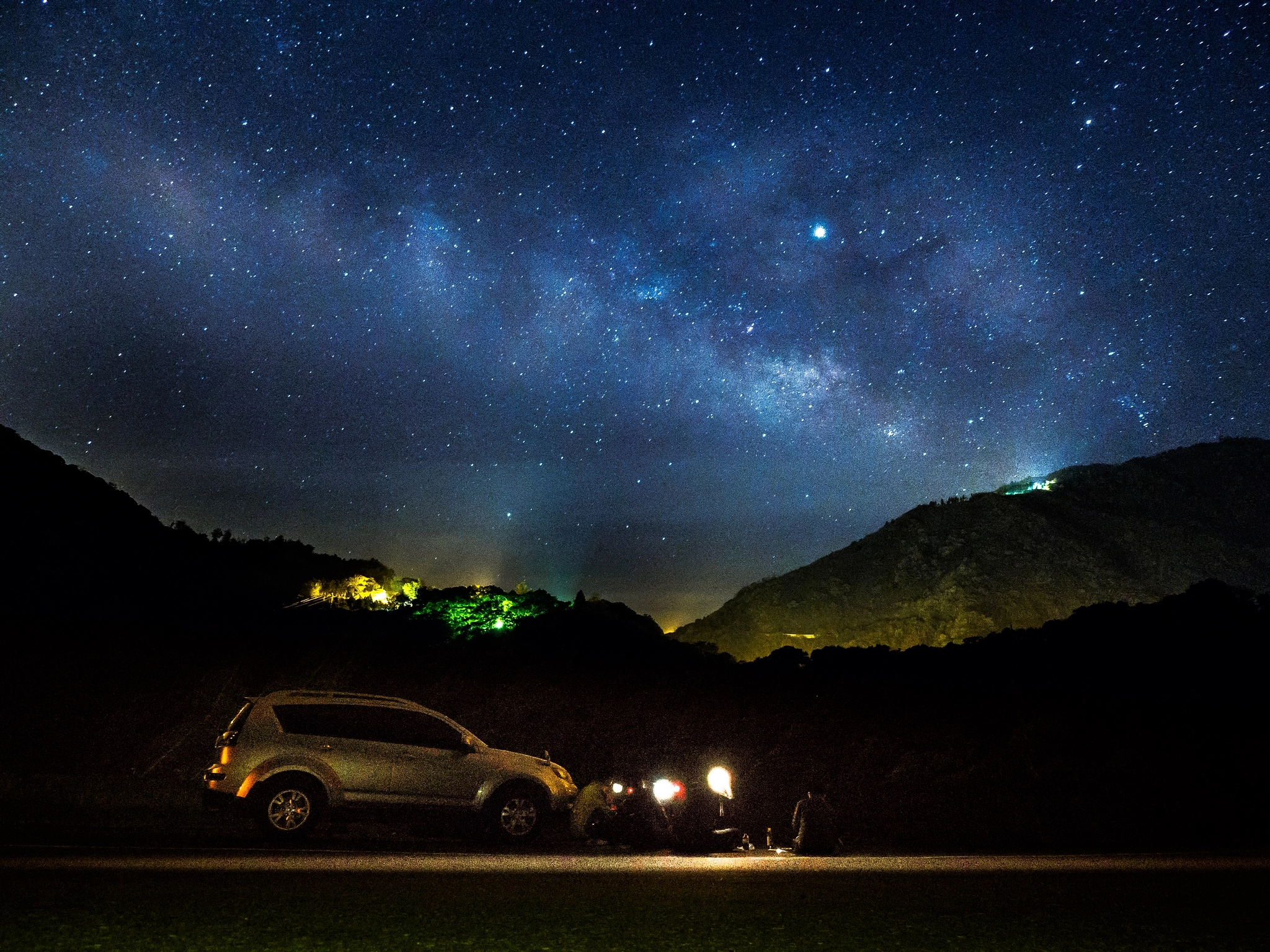 巴陵 銀河 milky way in F3.5