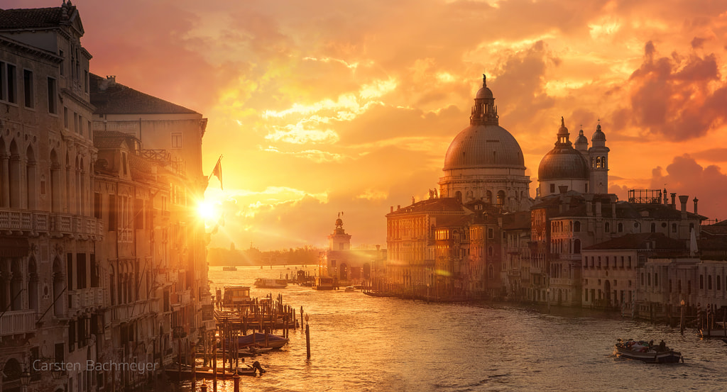 Sunrise over grande canal by carsten bachmeyer on 500px.com