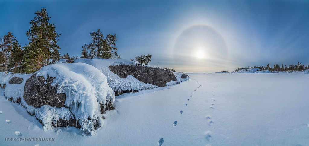 Coast of the frozen Lake Ladoga. by Vitalii Verevkin on 500px.com