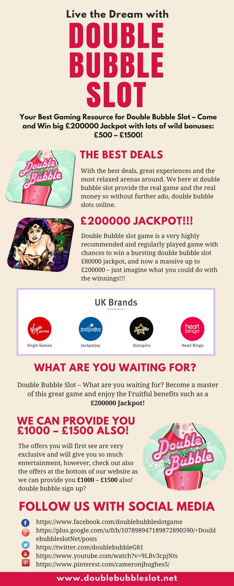 Play & Win Double Bubble Slots Online in UK