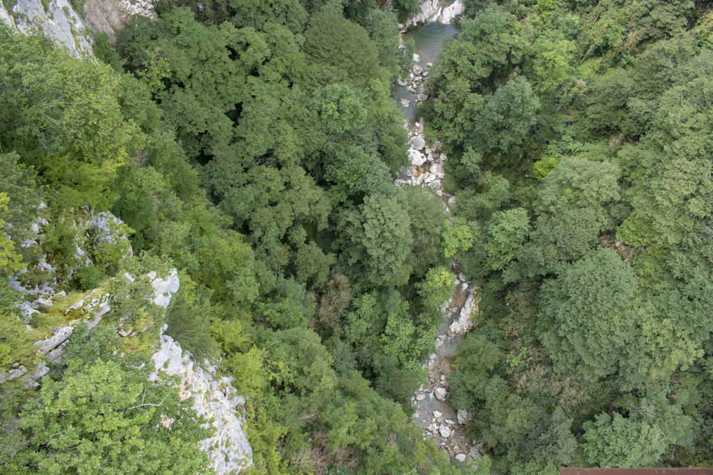Okatze canyon aerial view Caucasus mountain Georgia by Ovidiu Alexa on 500px.com
