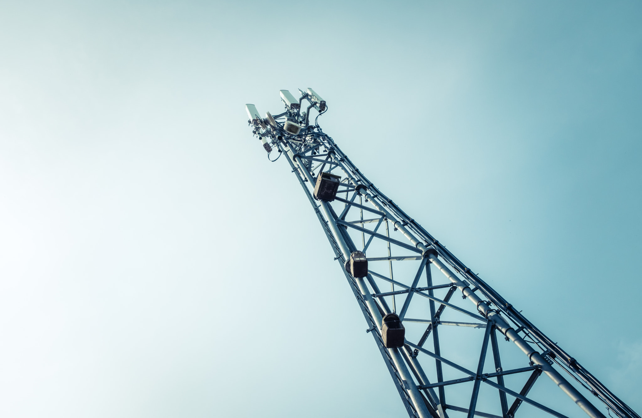 Telecommunications Or Cellphone Radio Tower