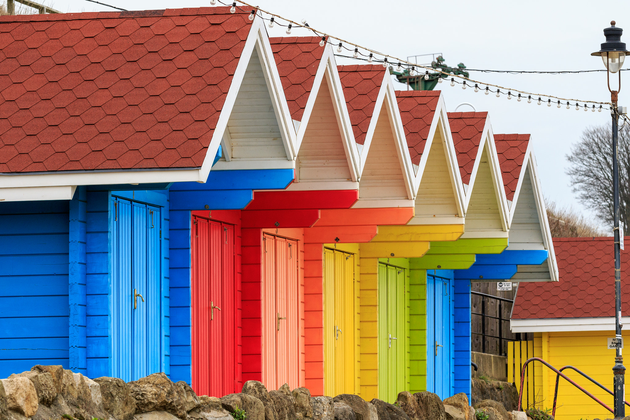 Beach huts