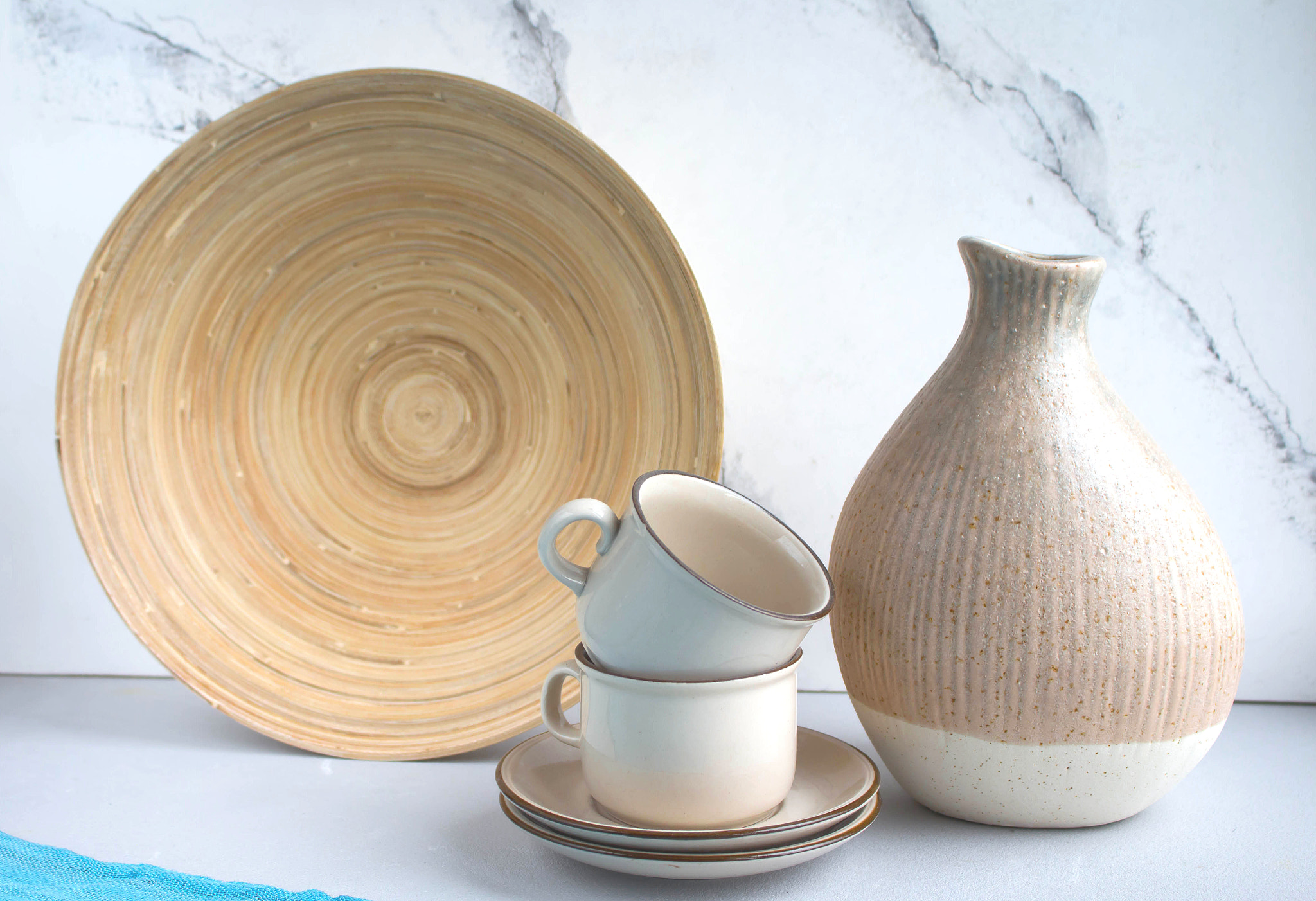 Wooden and ceramics