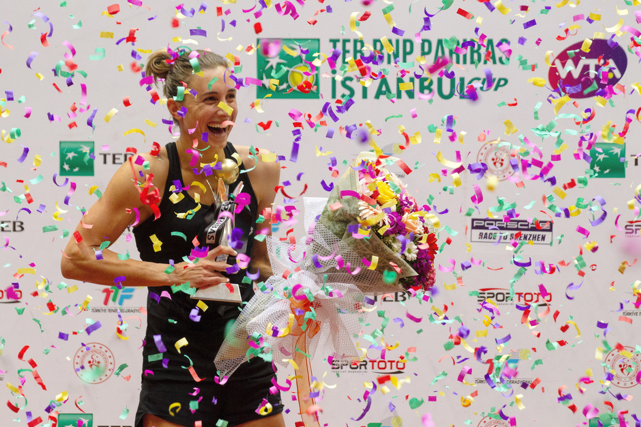 Petra Martic, champion of WTA İstanbul Cup 2019.