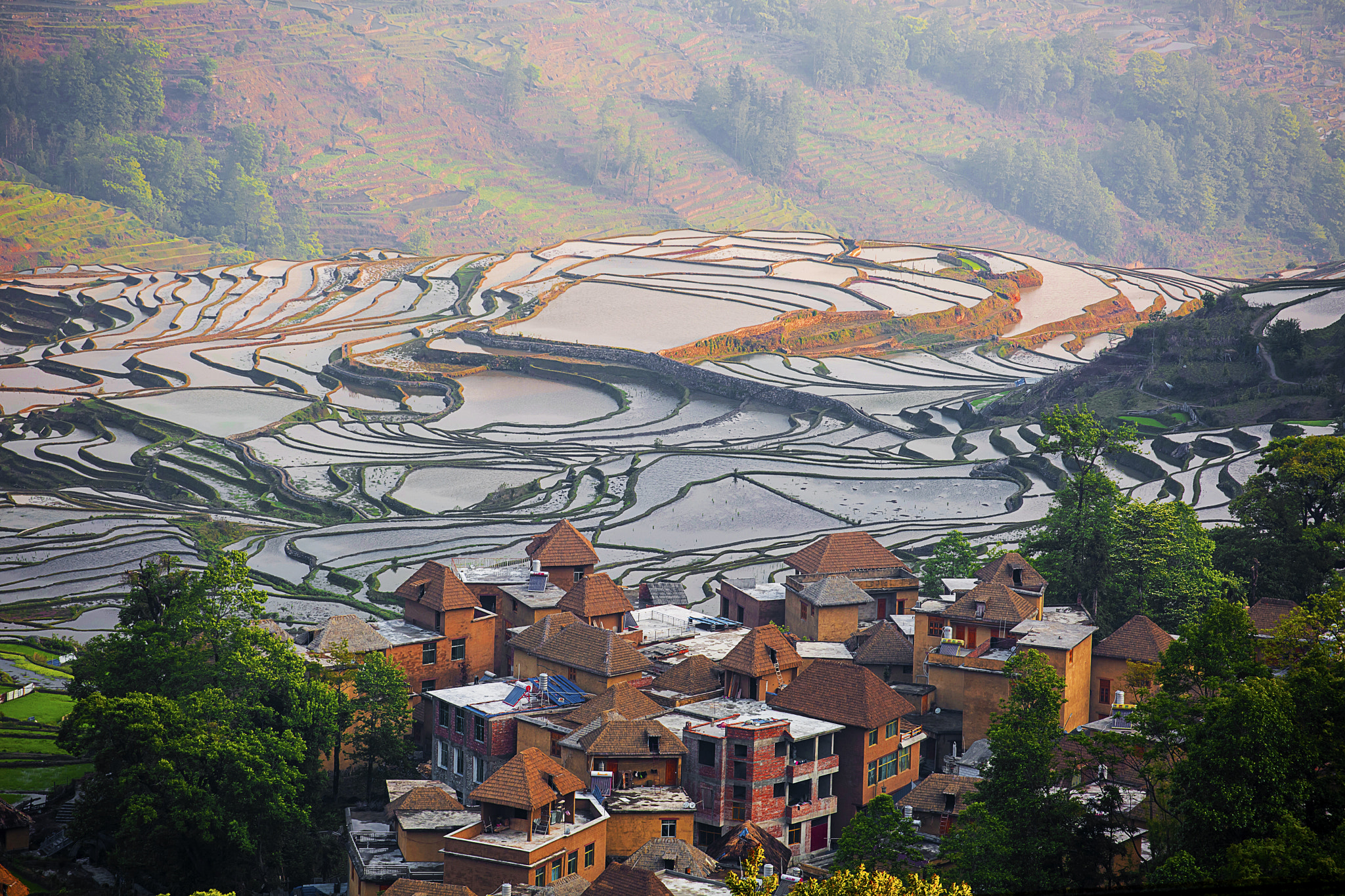 Yuanyang Rice Terrance, Hani Ethnic Village, 元阳哈尼梯