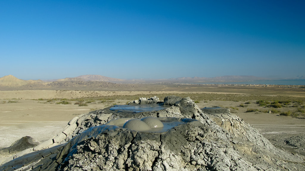 Bursting the bubble mud volcanoes, qobustan, Azerbaijan by sergey Mayorov on 500px.com