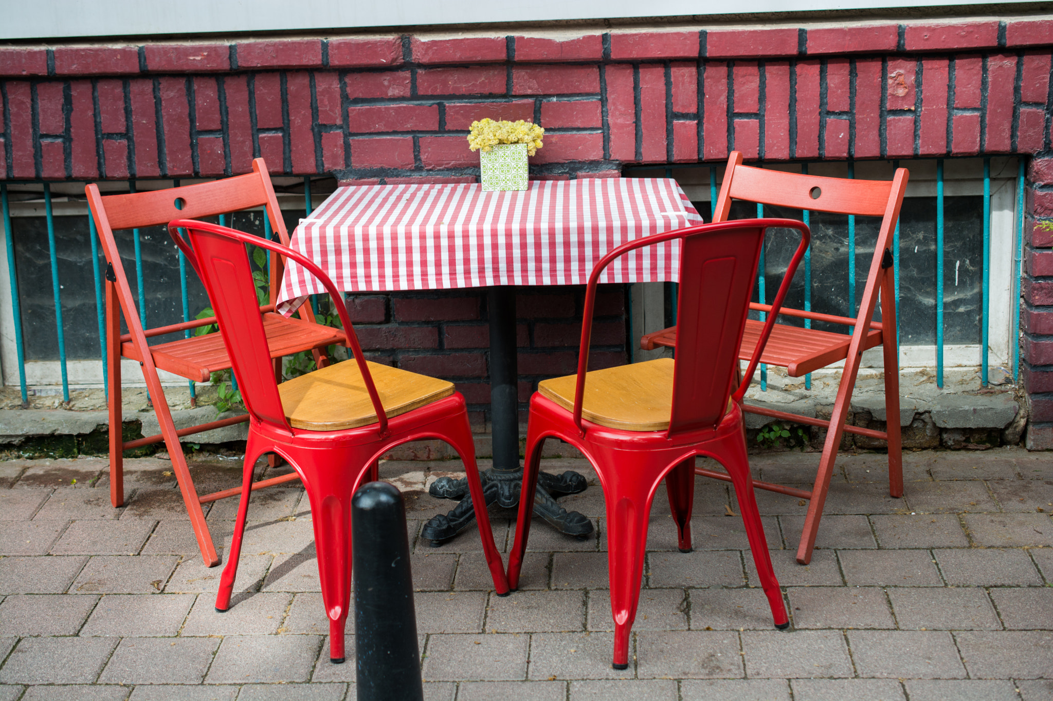 Decorative chair as a furniture item in view