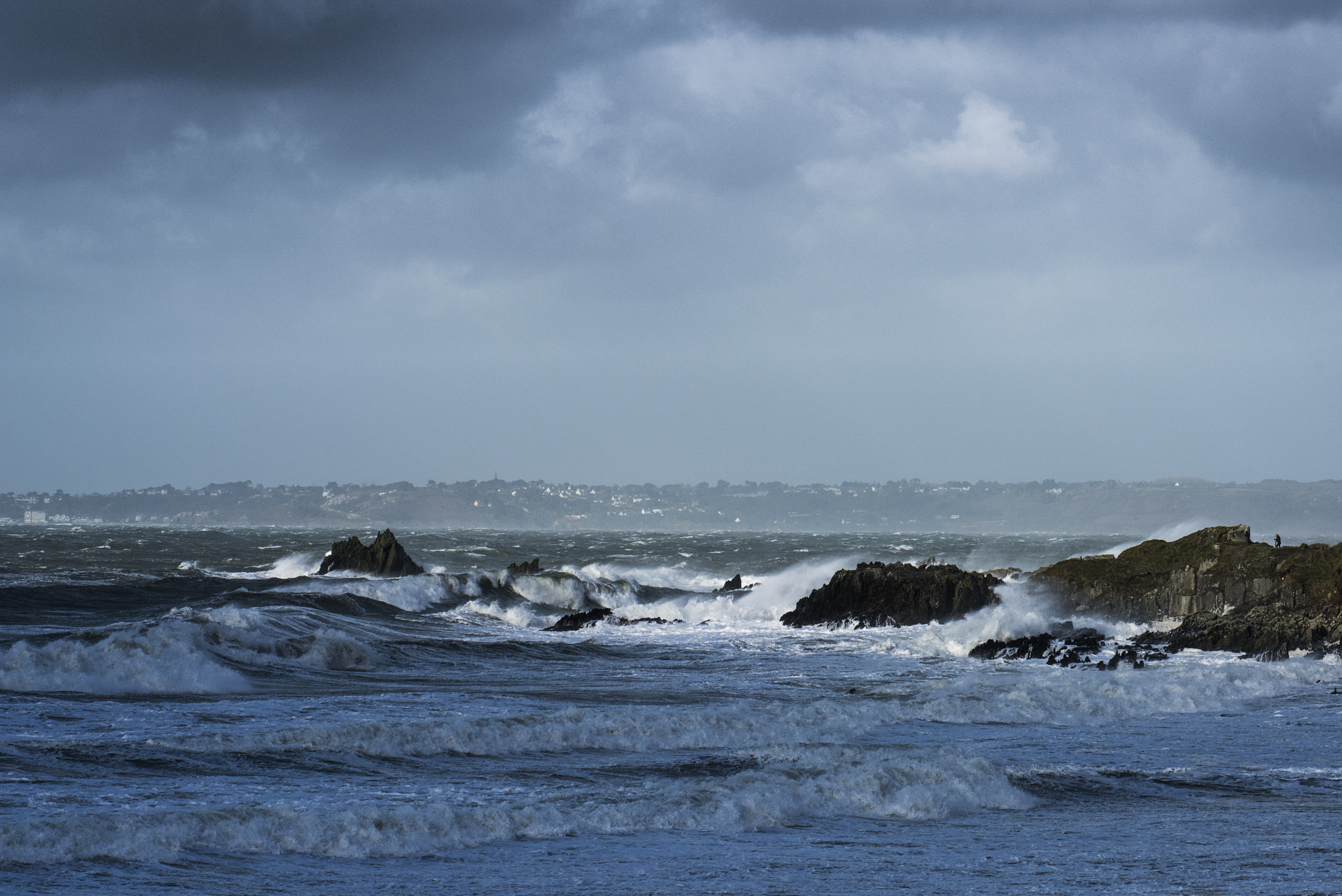 Coup de vent sur Locquirec...