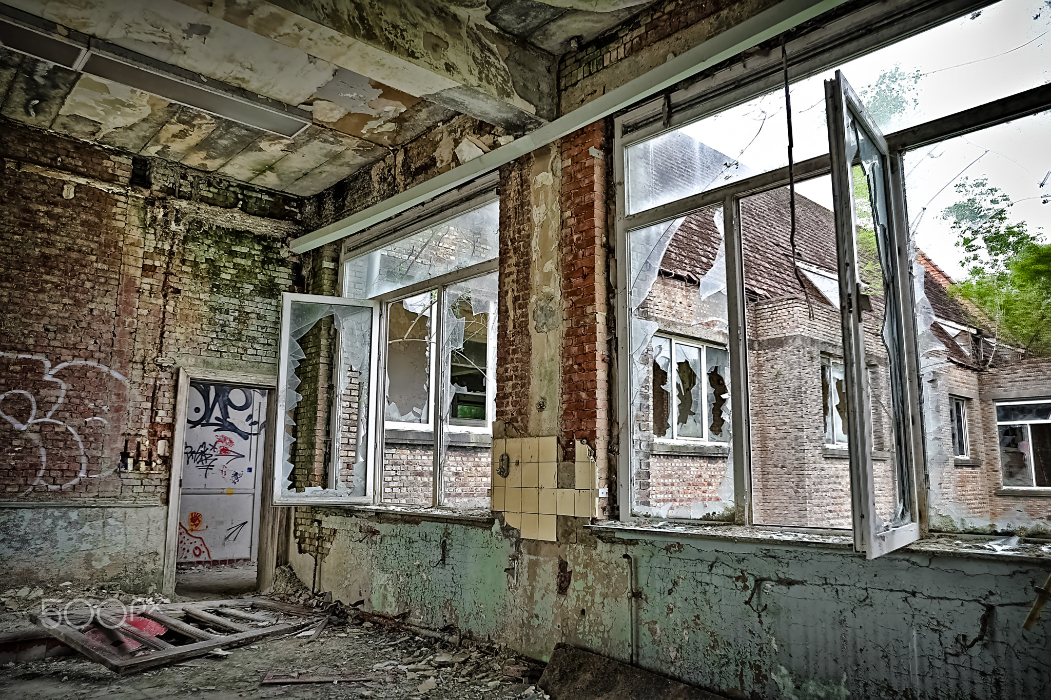 Abandoned site in Hemiksem Belgium