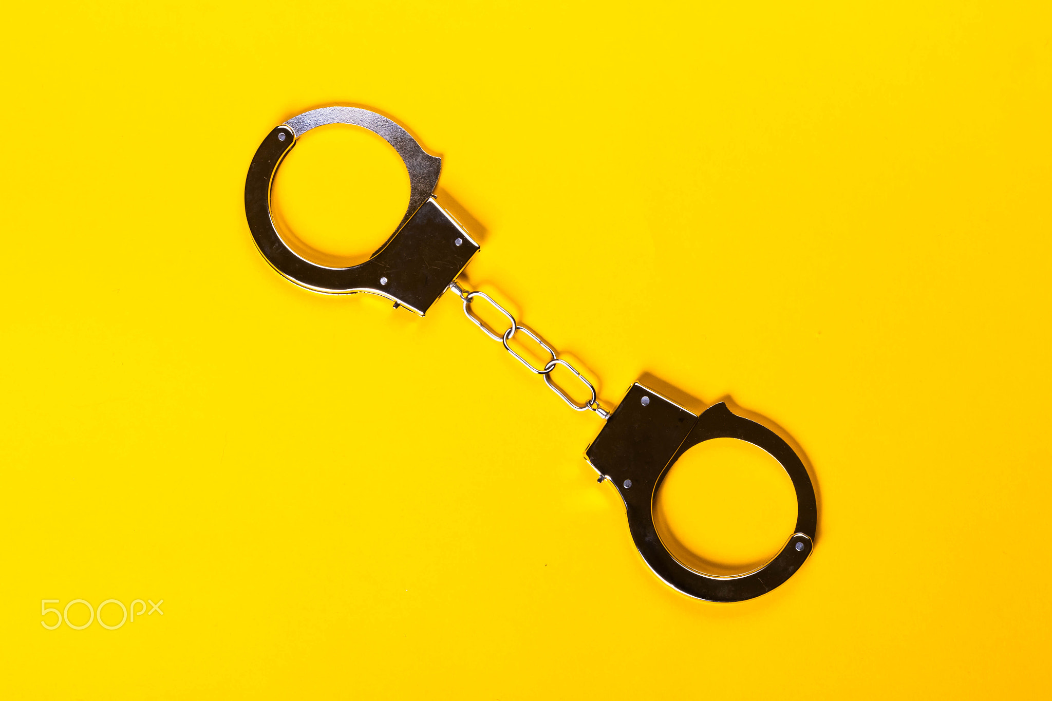 Crime Concept with handcuffs