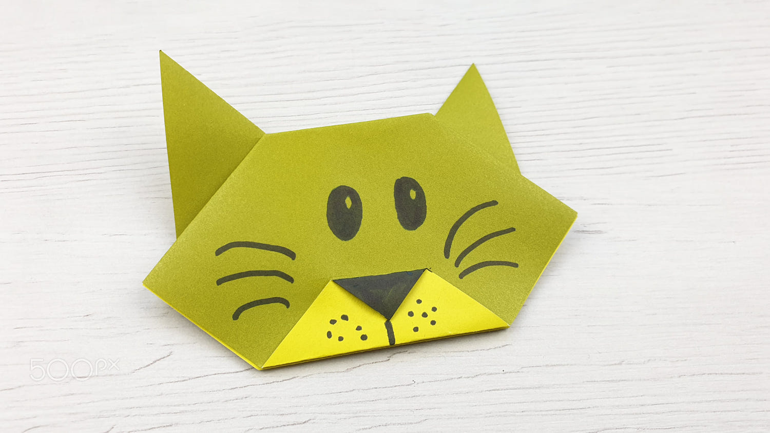 Gato De Papel Origami Para Niños By Manualidades Pay 500px