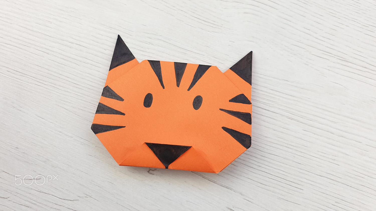 Tigre De Papel Origami Para Niños By Manualidades Pay 500px