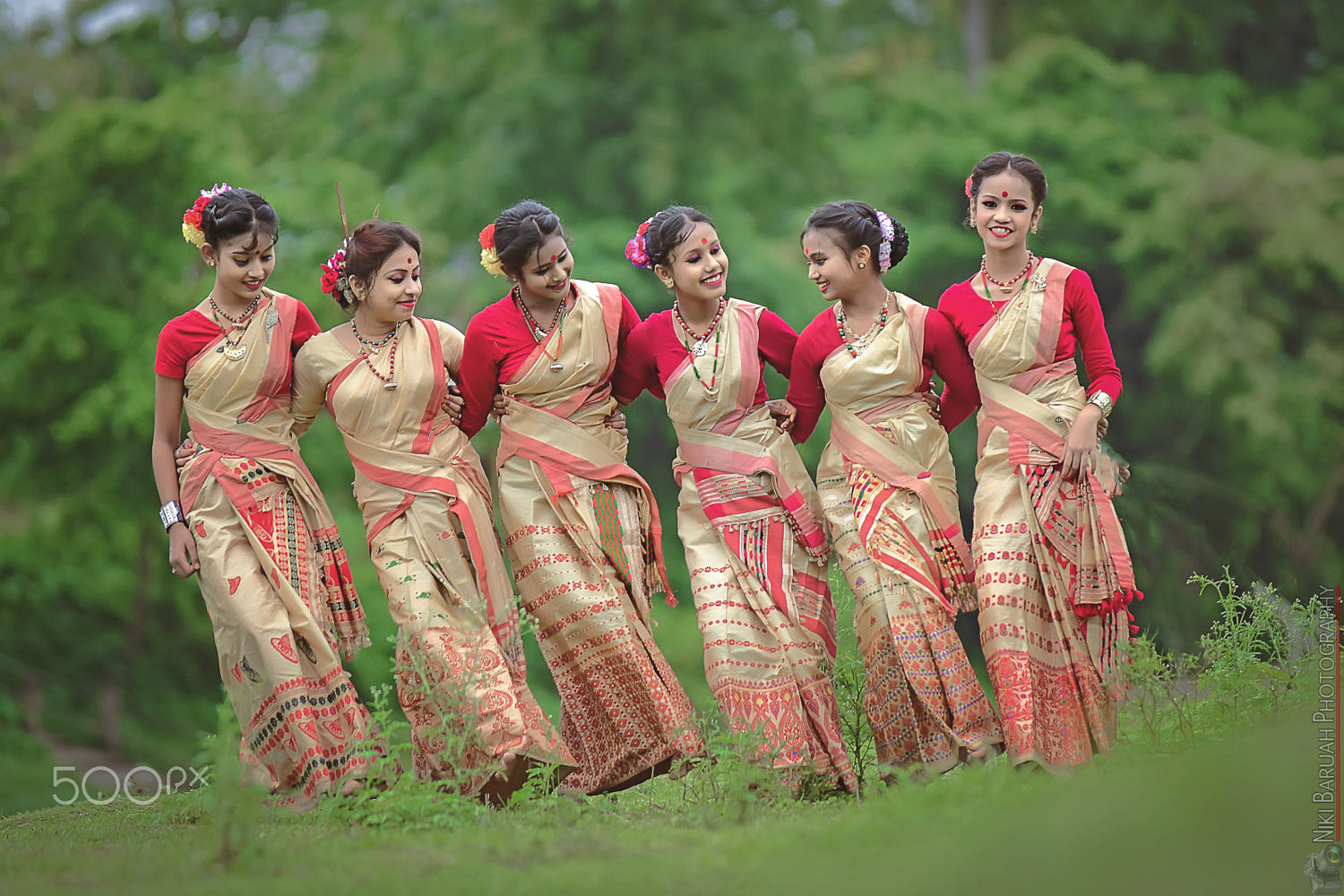 Assamese Bihu Dancing Girls By Niki Baruah 500px