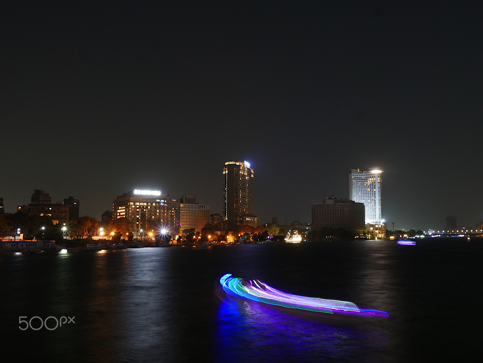 Nile at night