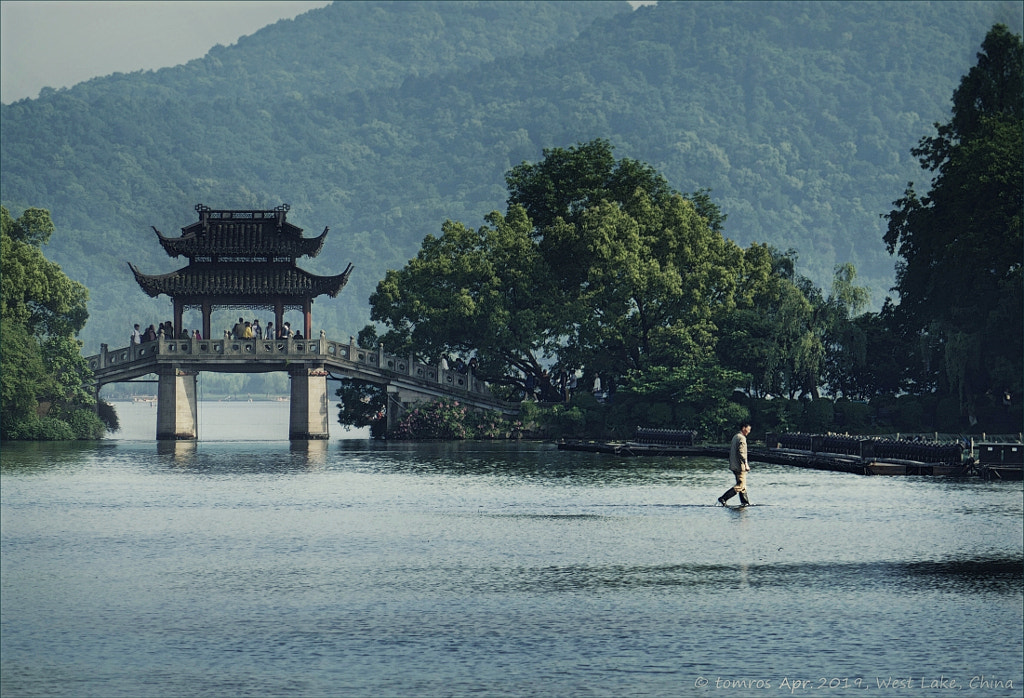 Jesus walking on West Lake. Hangzhou, China. by tom ros on 500px.com