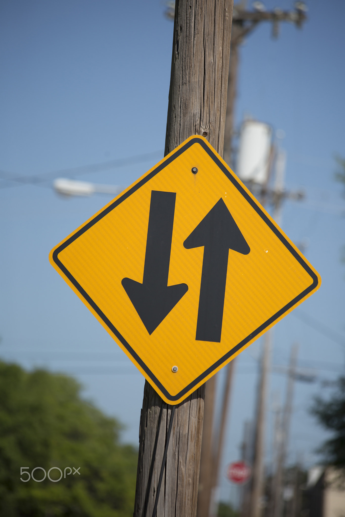 Two-Way Traffic Sign