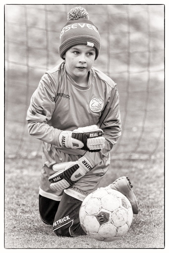 Little goalkeeper girl by Nico Dewaele / 500px