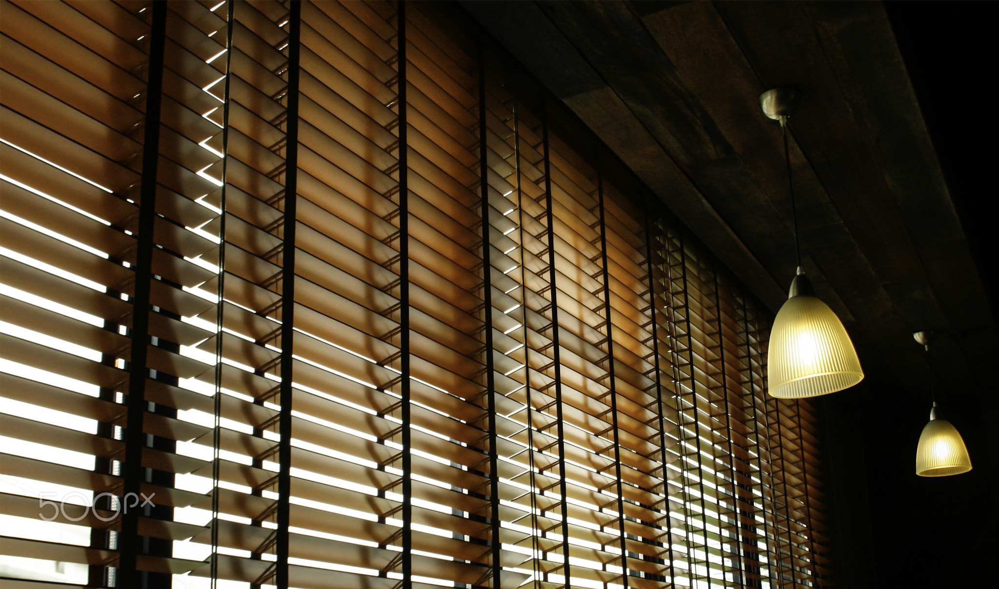 Blinds in a home