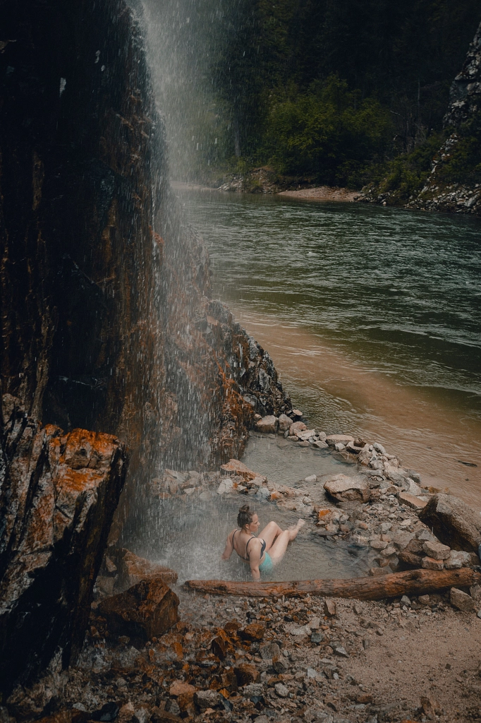 waterfall hot spring by Sam Brockway on 500px.com
