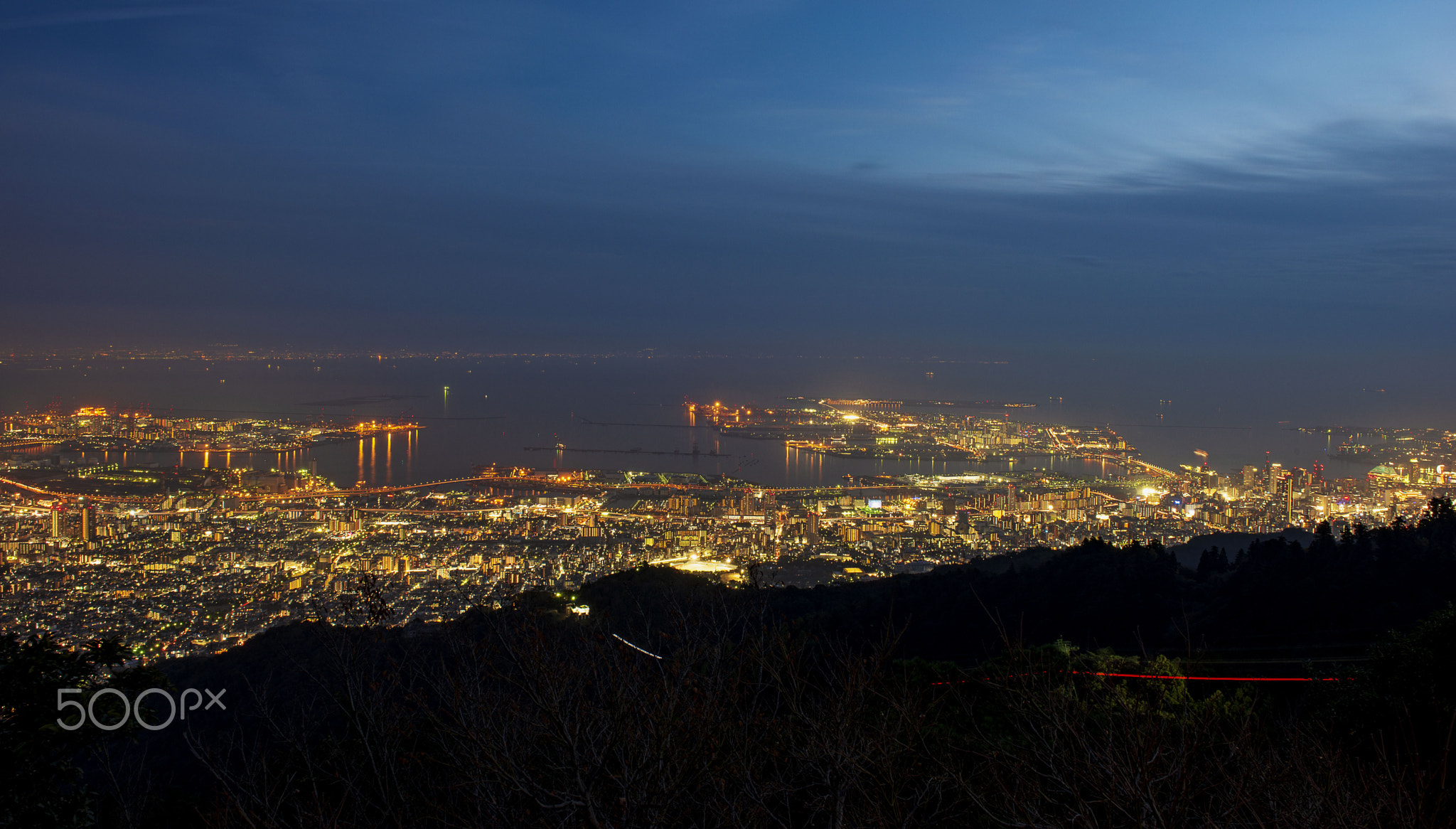 Osaka - Kobe night scne