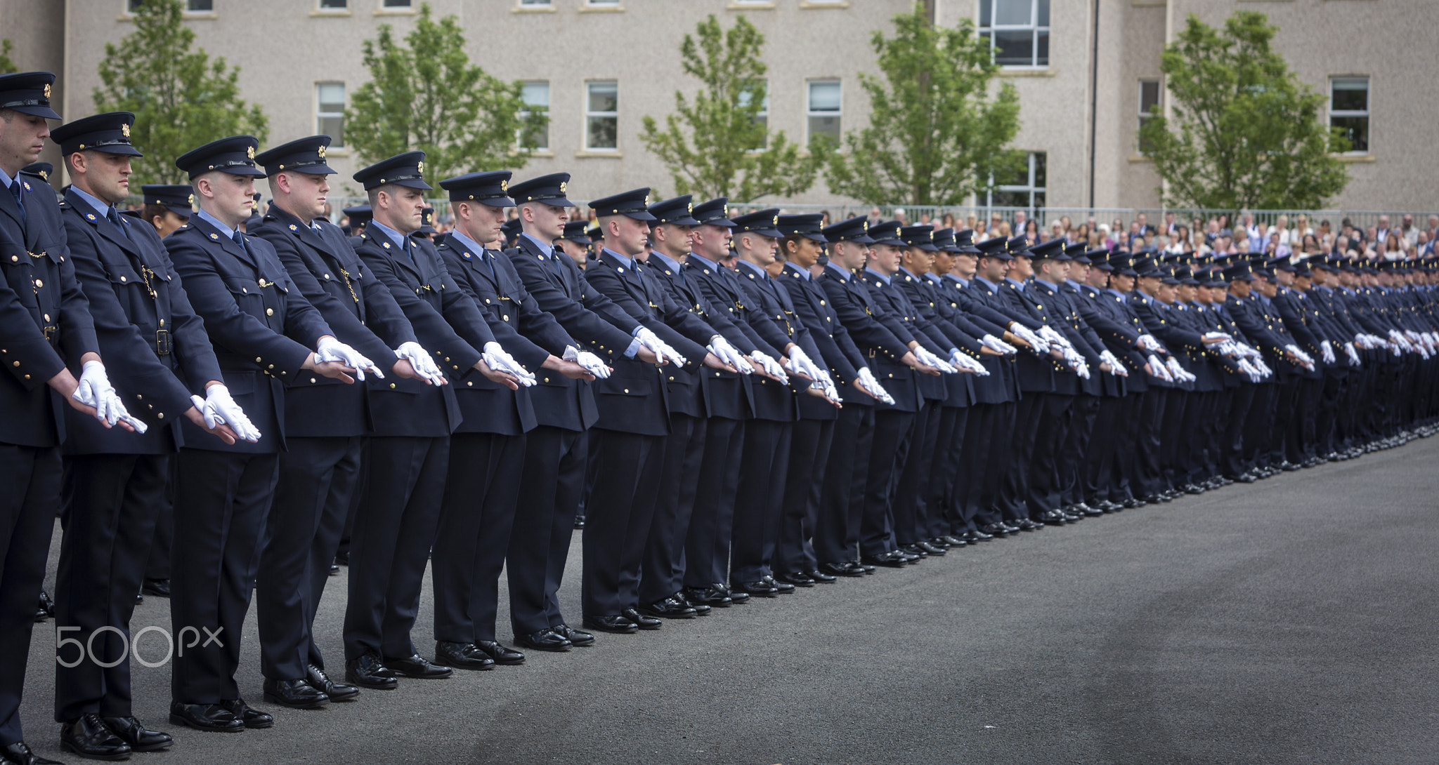 Passing out parade - Irish Police ( Garda ) County Tipperary Ireland.