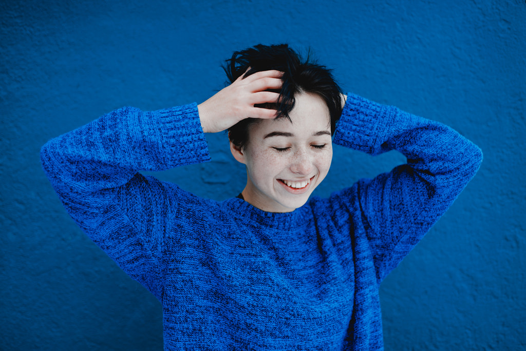 Blue smile by Alex Karamanov on 500px.com