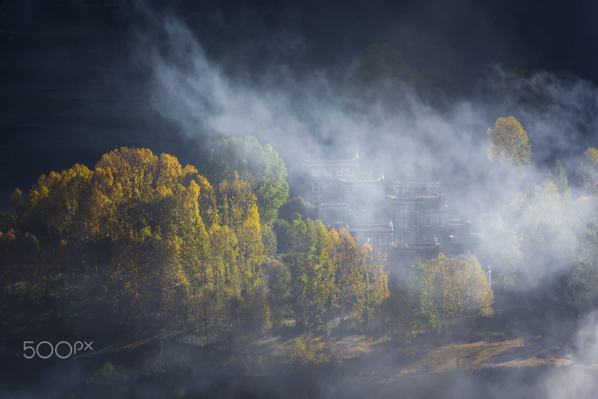 新都桥秋色 xindu bridge