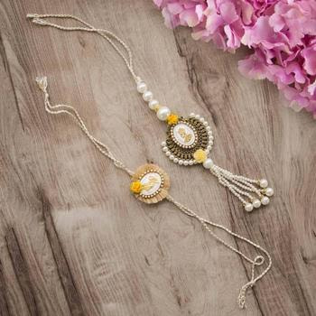 Buy Silver Rakhi Online