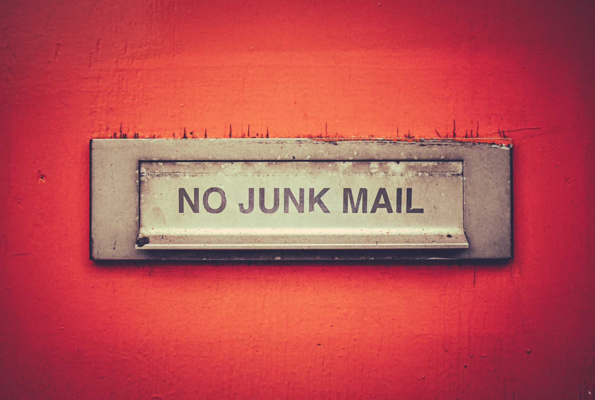 No Junk Mail Letterbox