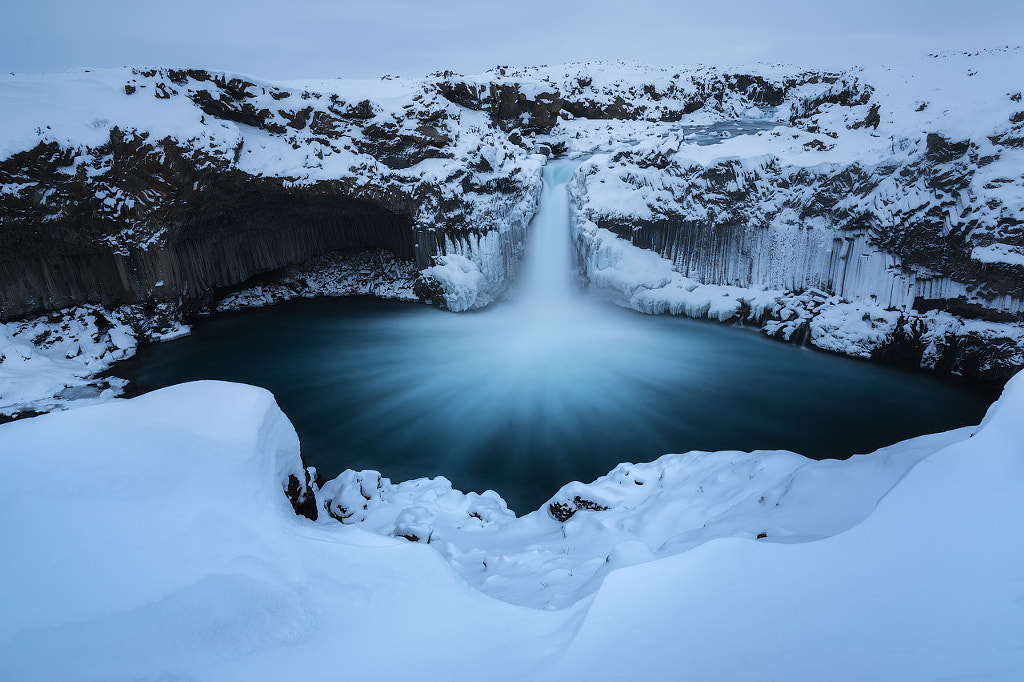 Frozen Aldeyjarfoss by Iurie Belegurschi on 500px.com