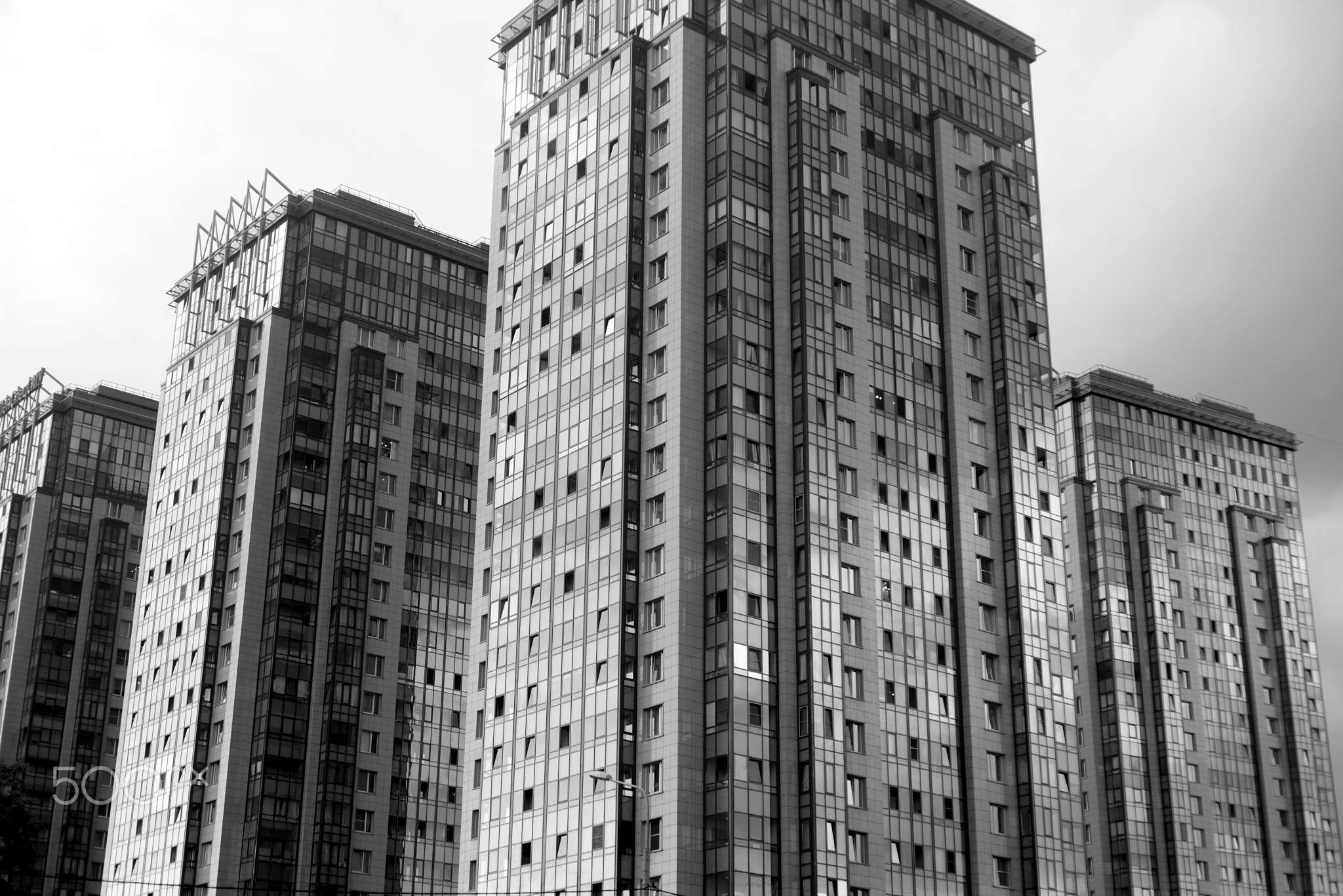 Skyscrapers housing complex