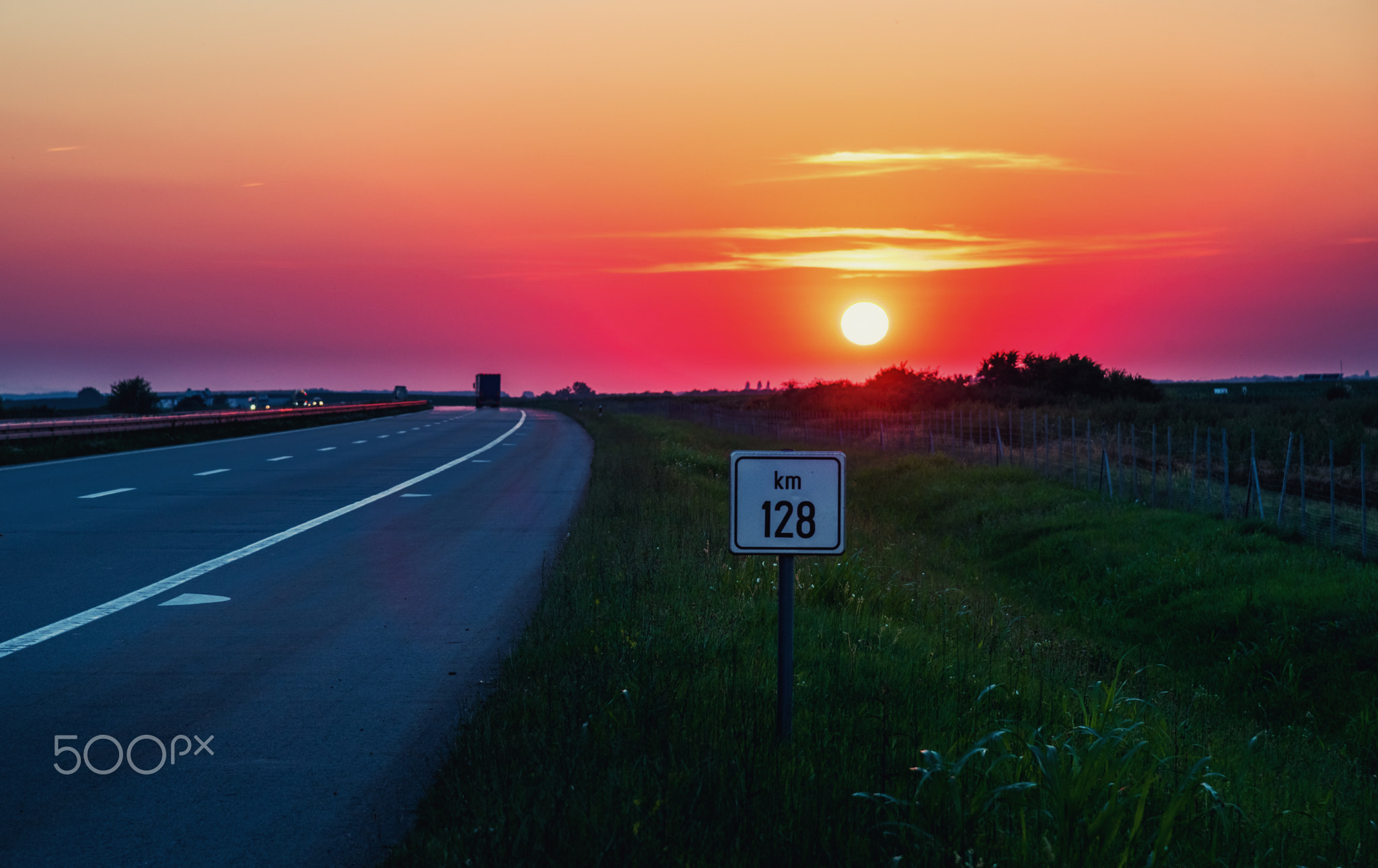 Highway Sunset