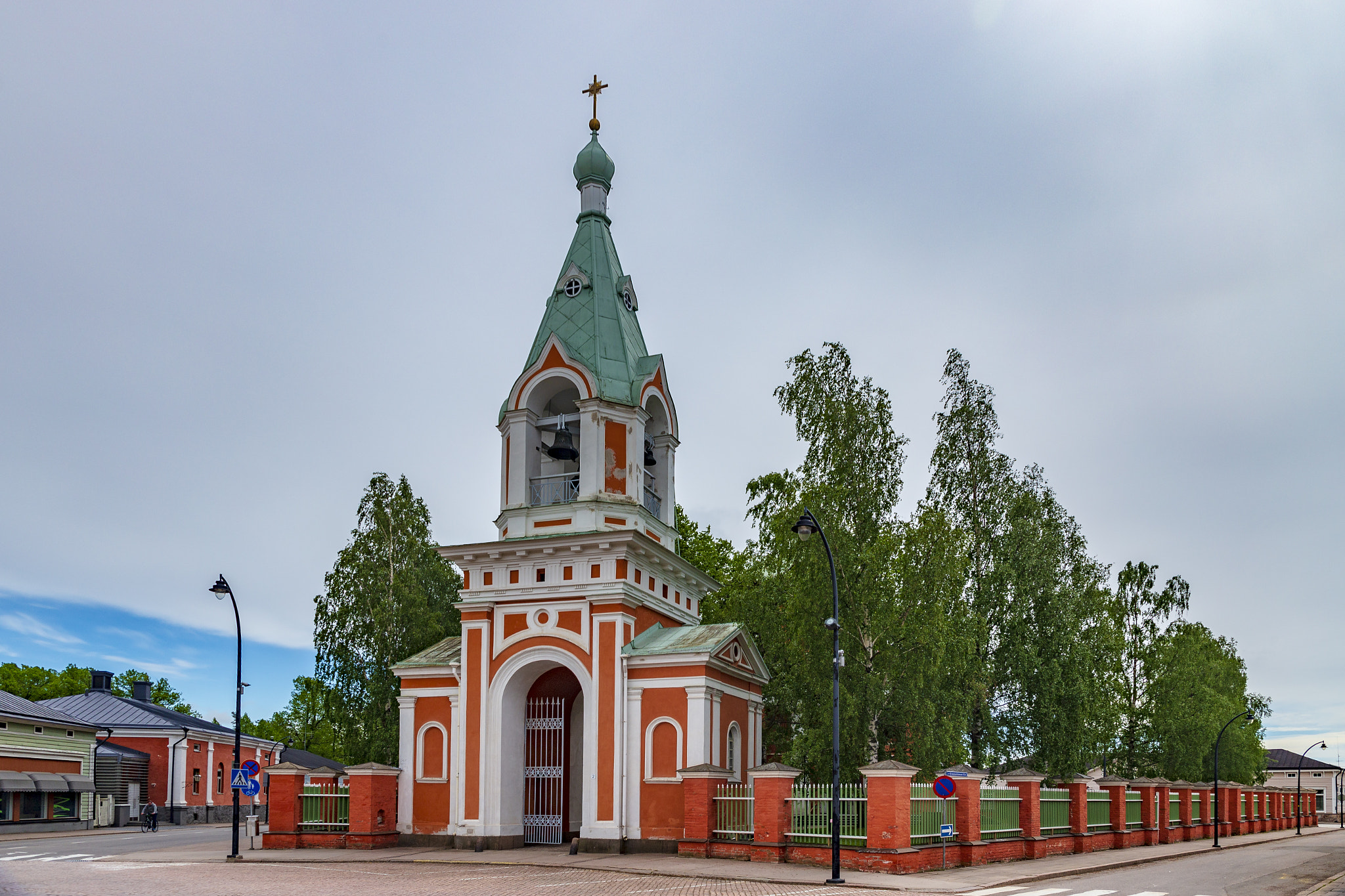 Finland-Hamina-Entrance to Peter and Paul Church