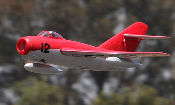 MIG-15 70mm EDF RC Jet Avec Rétracte 2.4 GHz
