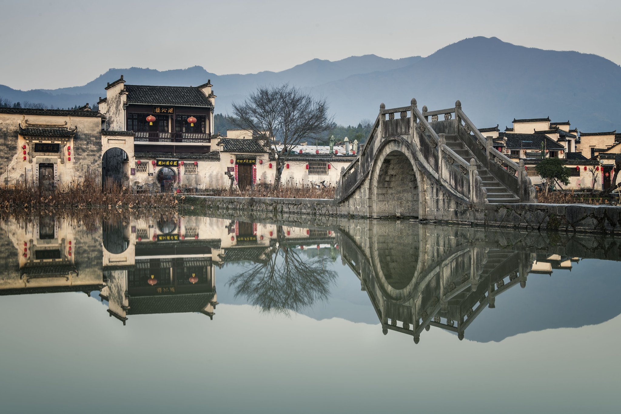 冬季宏村