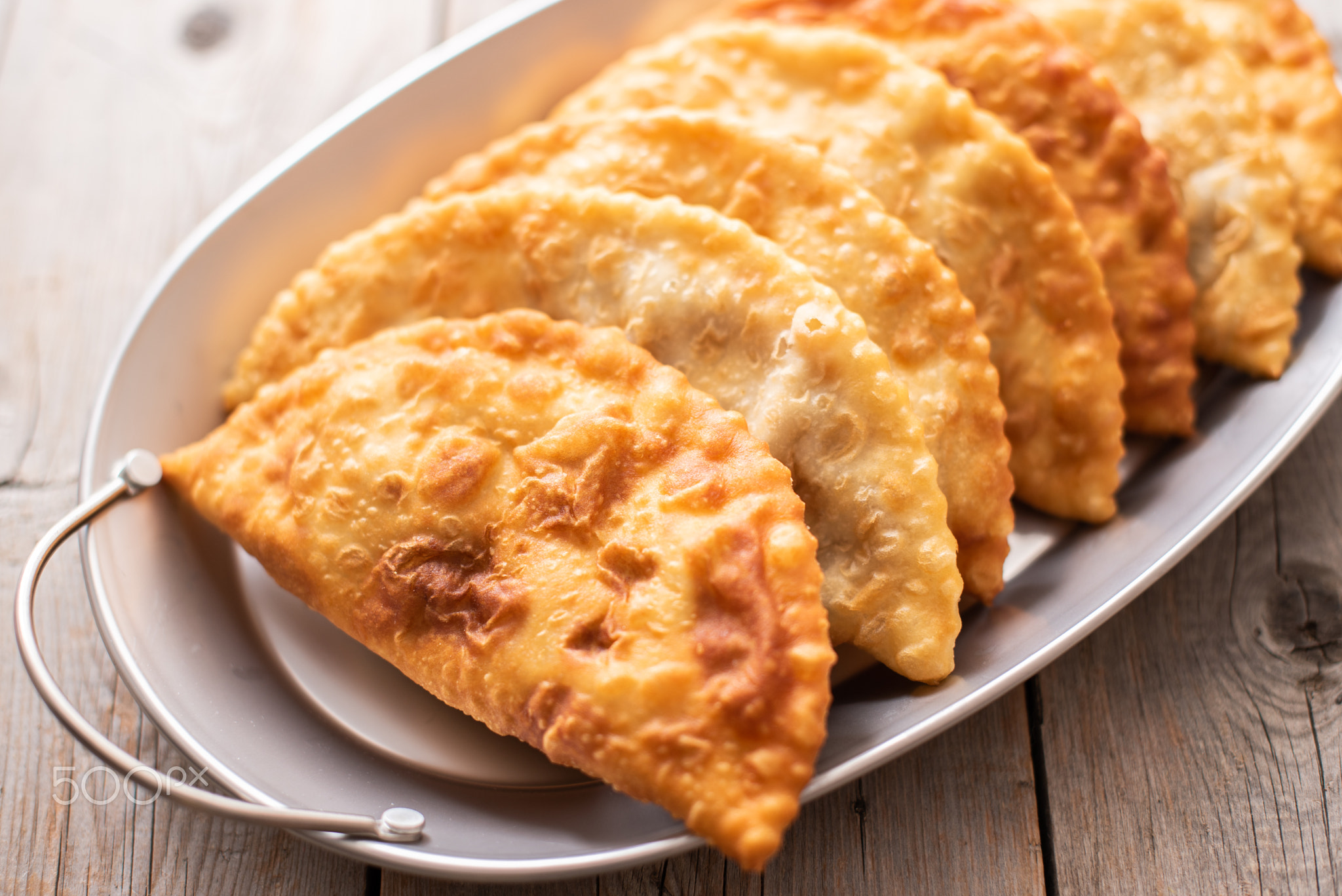 Russian deep fried meat pies - chebureki