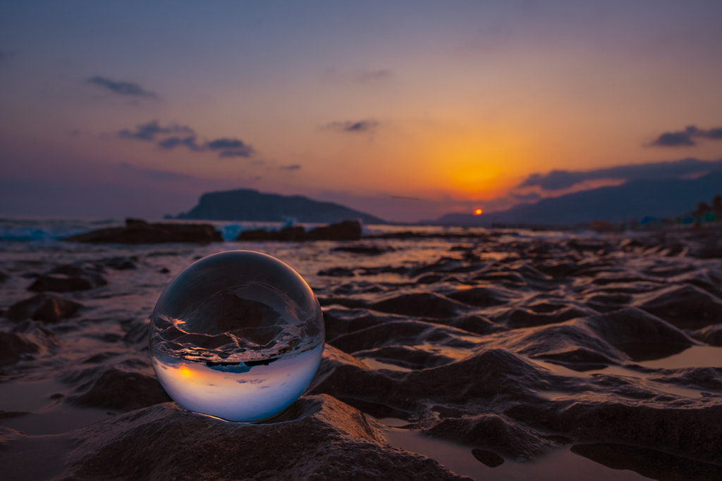 Alanya beach trow a lens ball by Stefan Schnöpf on 500px.com