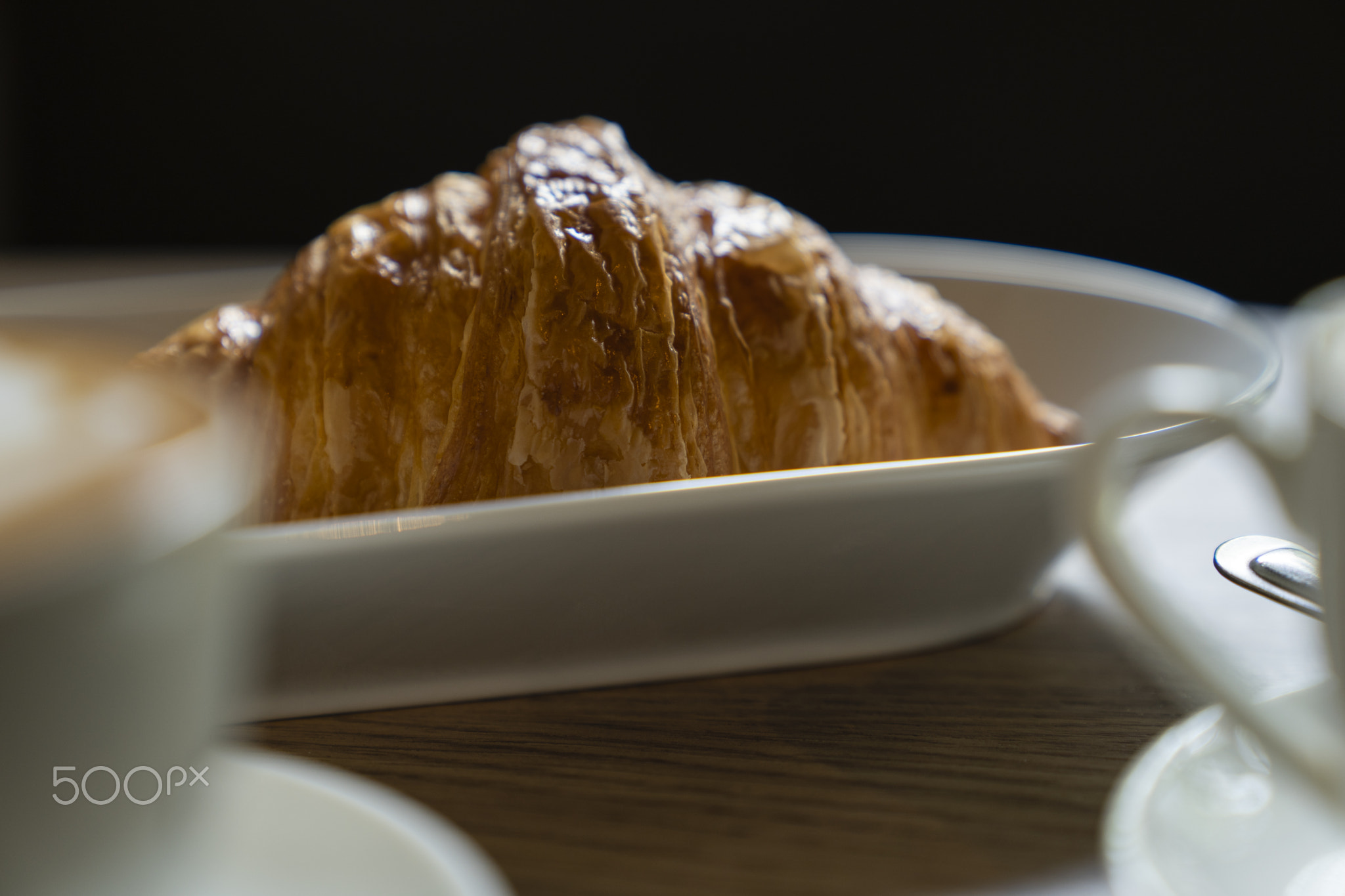 coffee with croissant