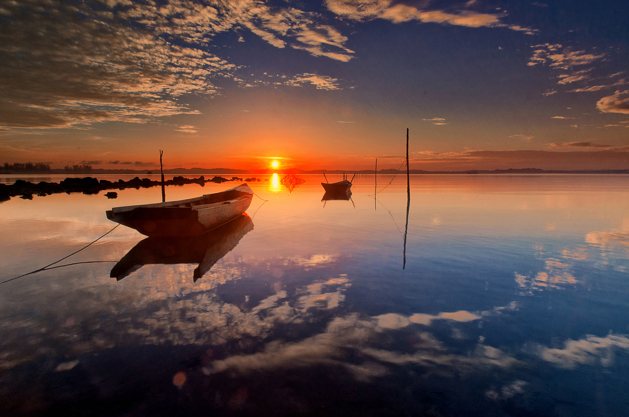 Lovely Sunrise Reflection