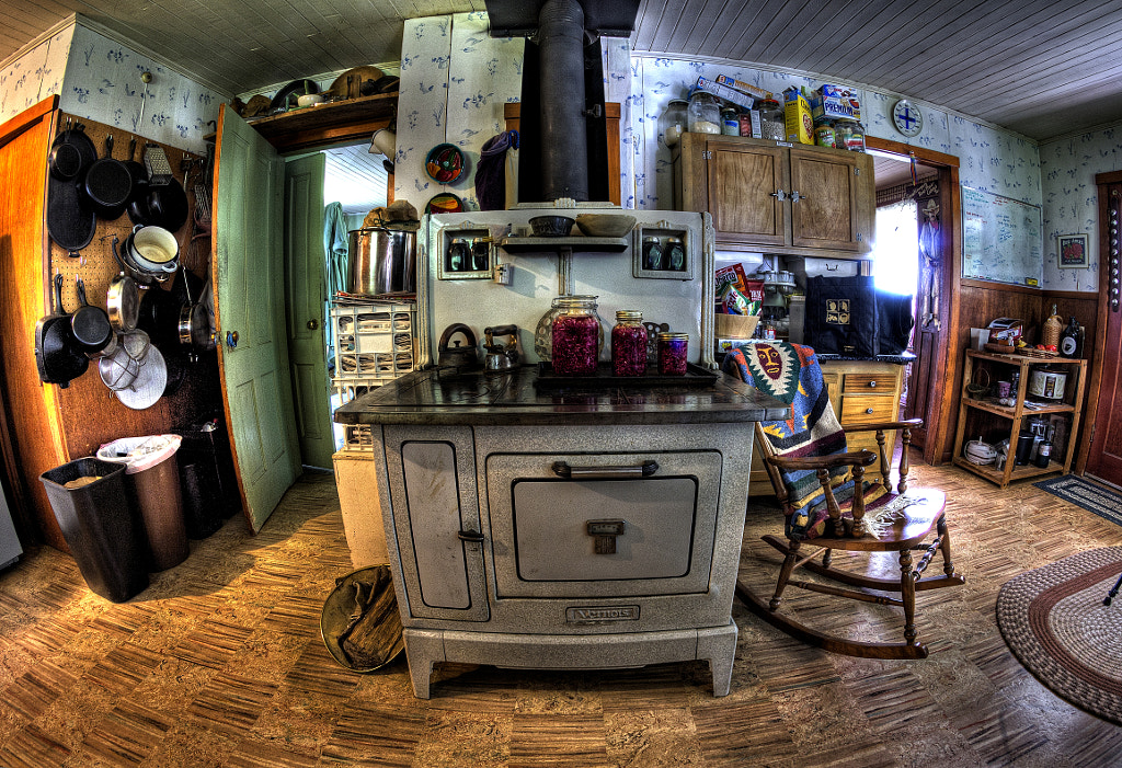 Kitchen in 100 year old house. by Darren Sethe / 500px