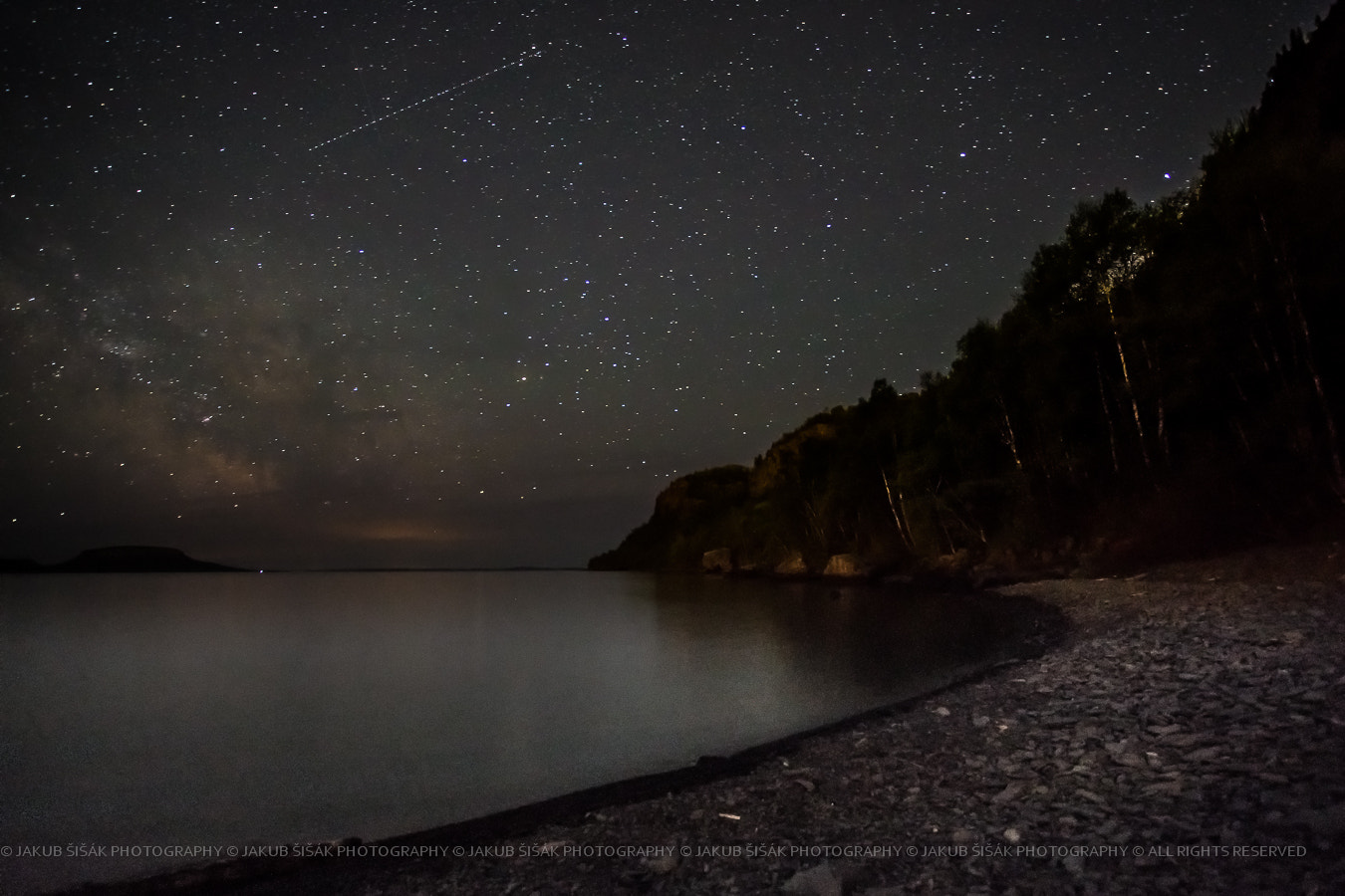 Squaw bay at midnight